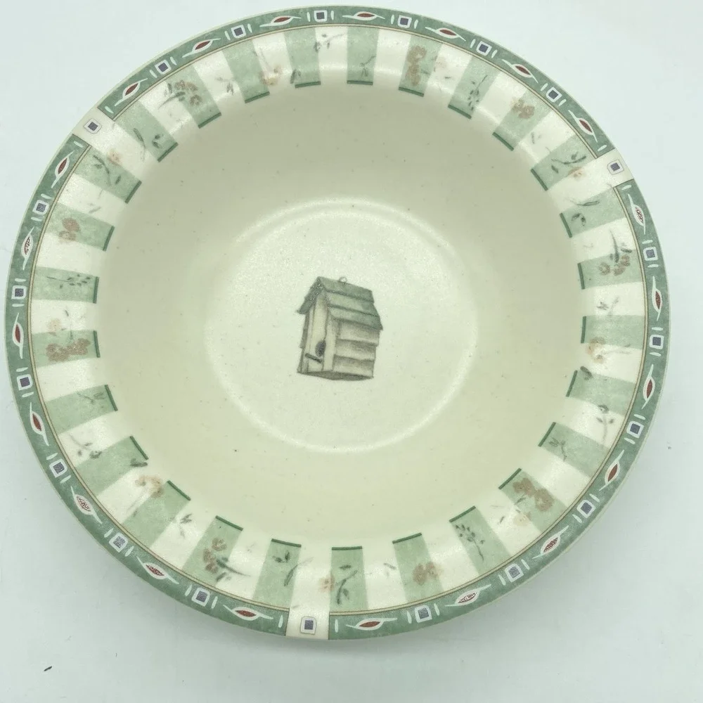 Pfaltzgraff Naturewood Deep Rimmed Soup Cereal Bowls‎ 7 1/4